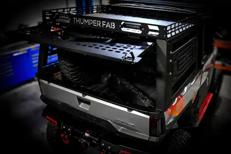 Polaris Ranger 1500 XD
Thumper Fab
Ultimate Bed Rack
Off-Road Gear Organizer
