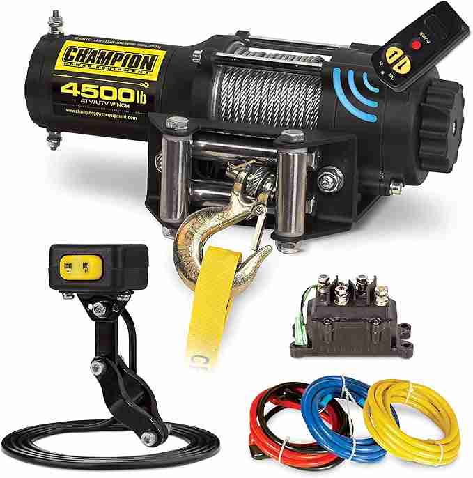 Champion Power Equipment 4500-lb. ATV/UTV Wireless Winch Kit
Best SXS Winches of 2025