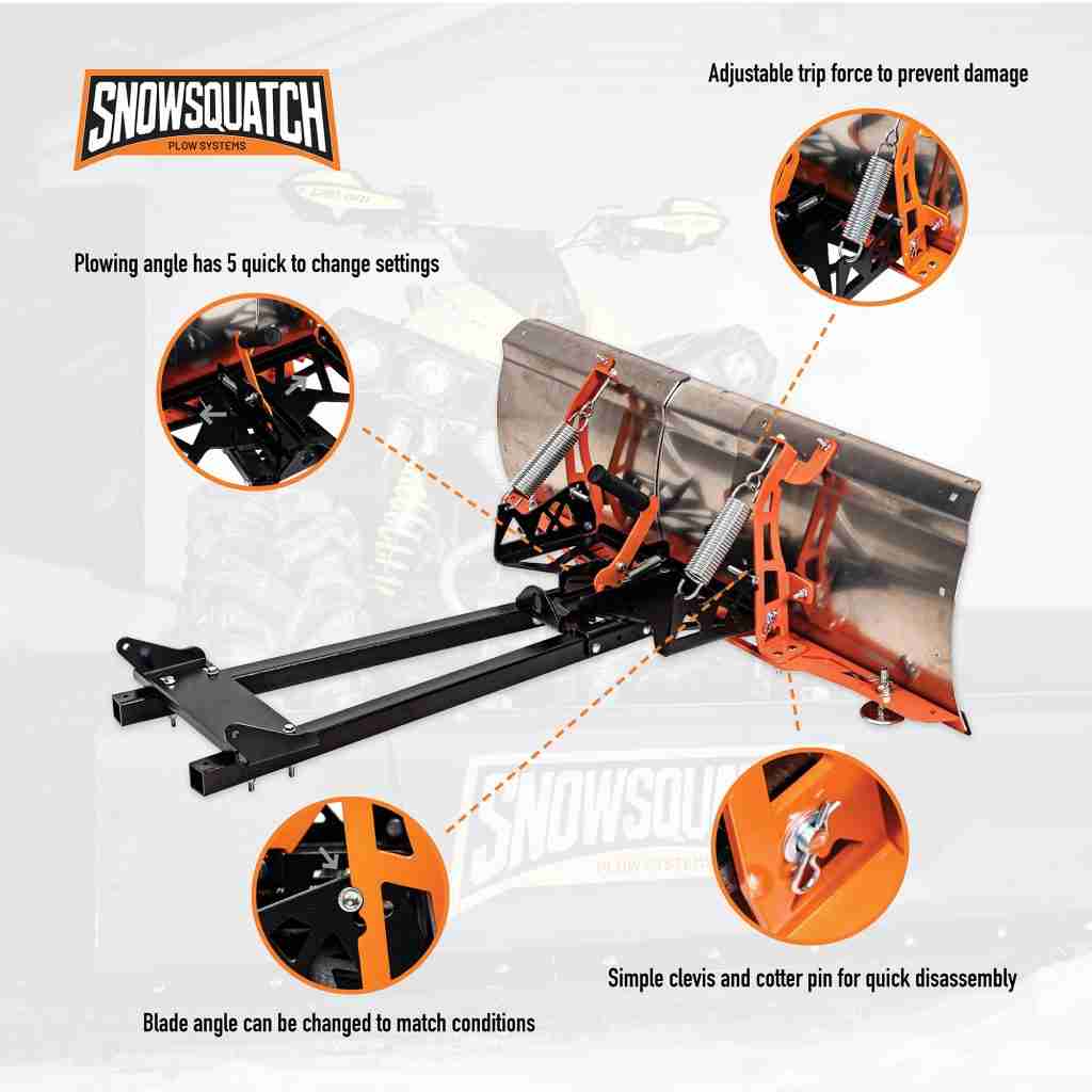 ATV plow SXS Plow UTV Plow SNOWSQUATCH Plow System