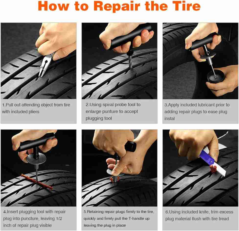 sxs utv tire repair kit