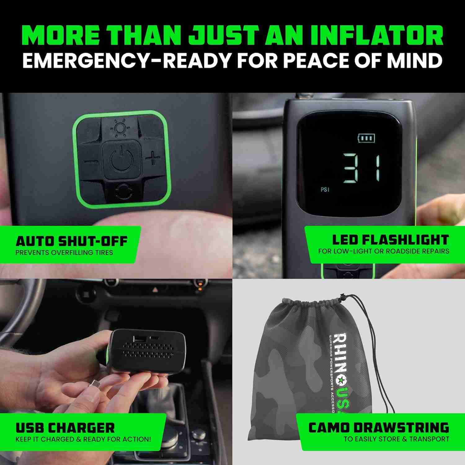 20% off Rhino USA Tire Inflator
Portable Tire Inflator