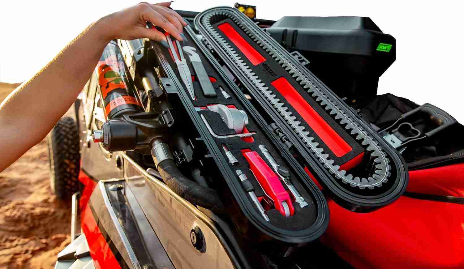 roll cage belt mount belt storage