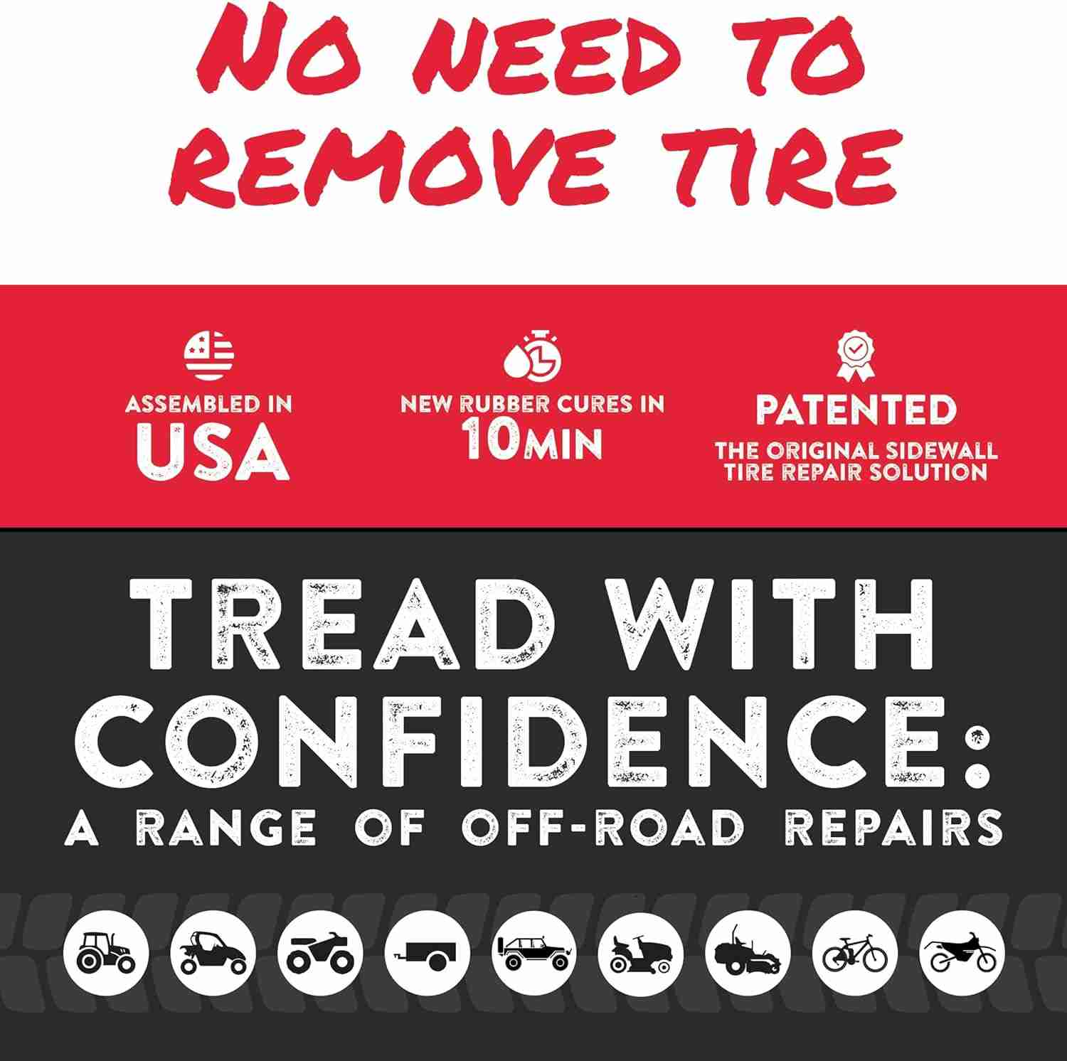 Sidewall tire repair