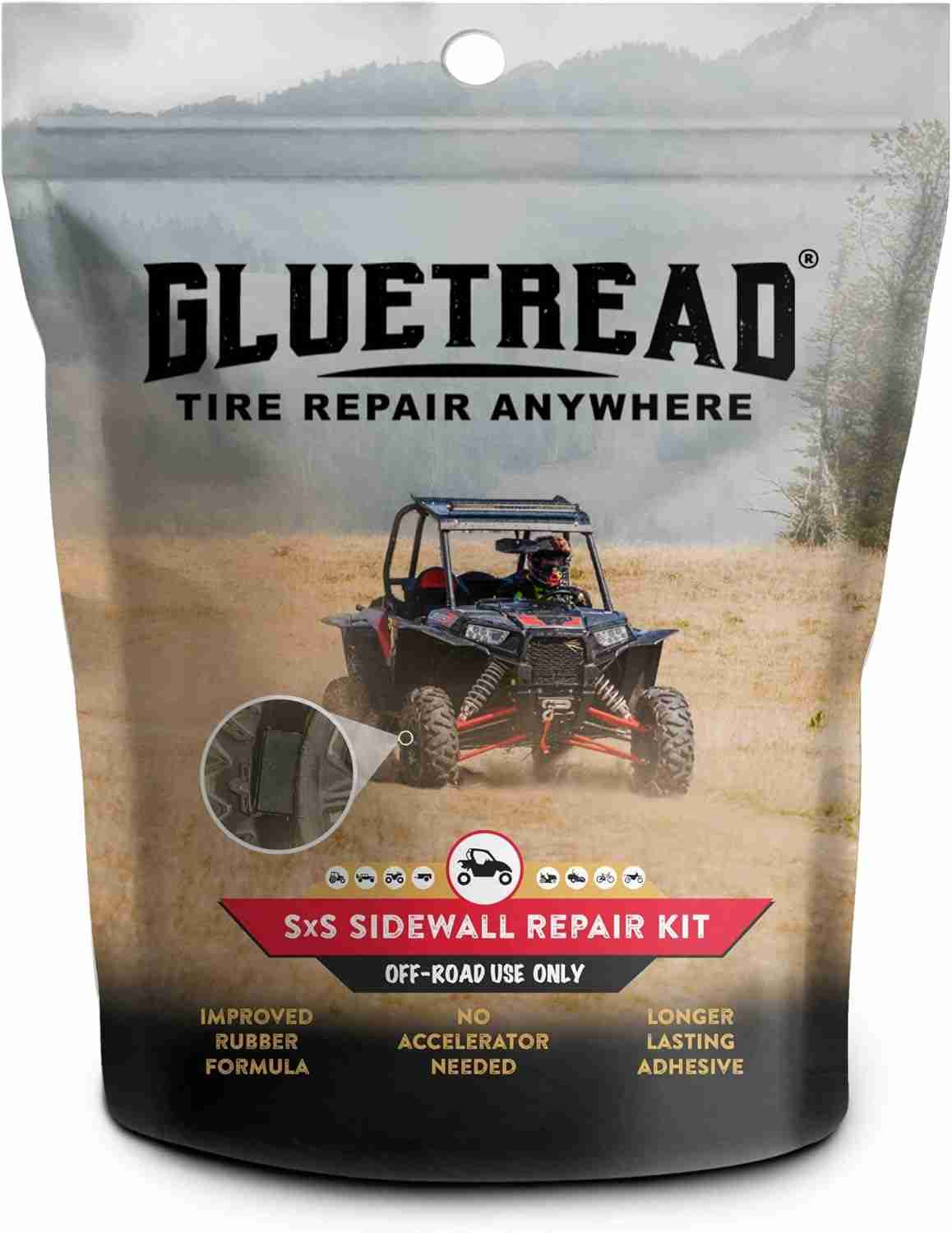 Sidewall tire repair