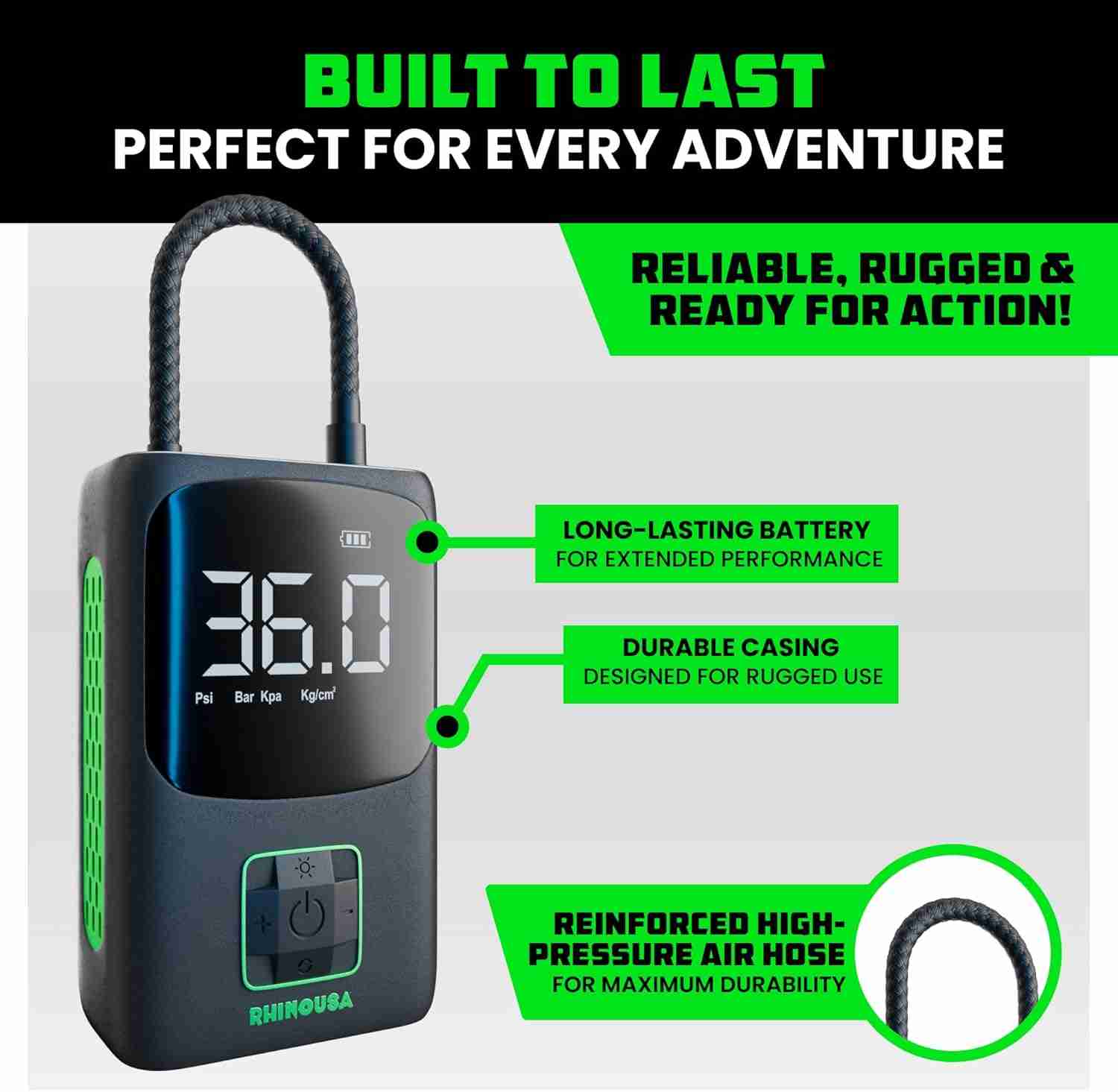 20% off Rhino USA Tire Inflator
Portable Tire Inflator