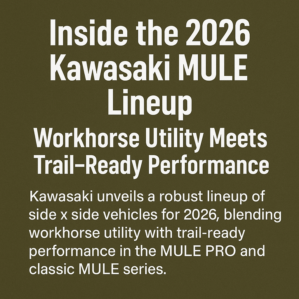 2026 Kawasaki MULE