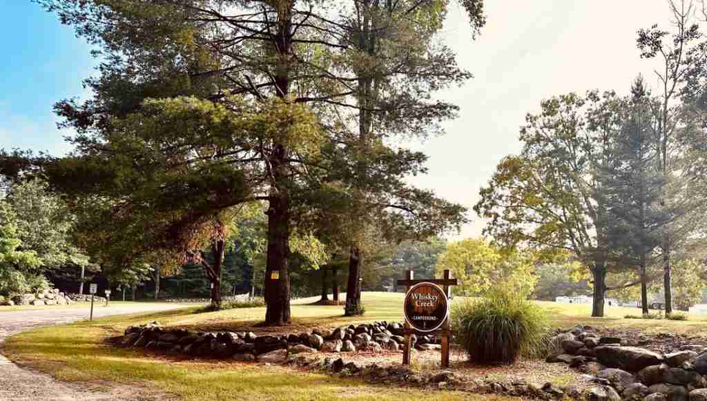 best camping spots in michigan popular atv trails michigan Whiskey Creek Campground Custer