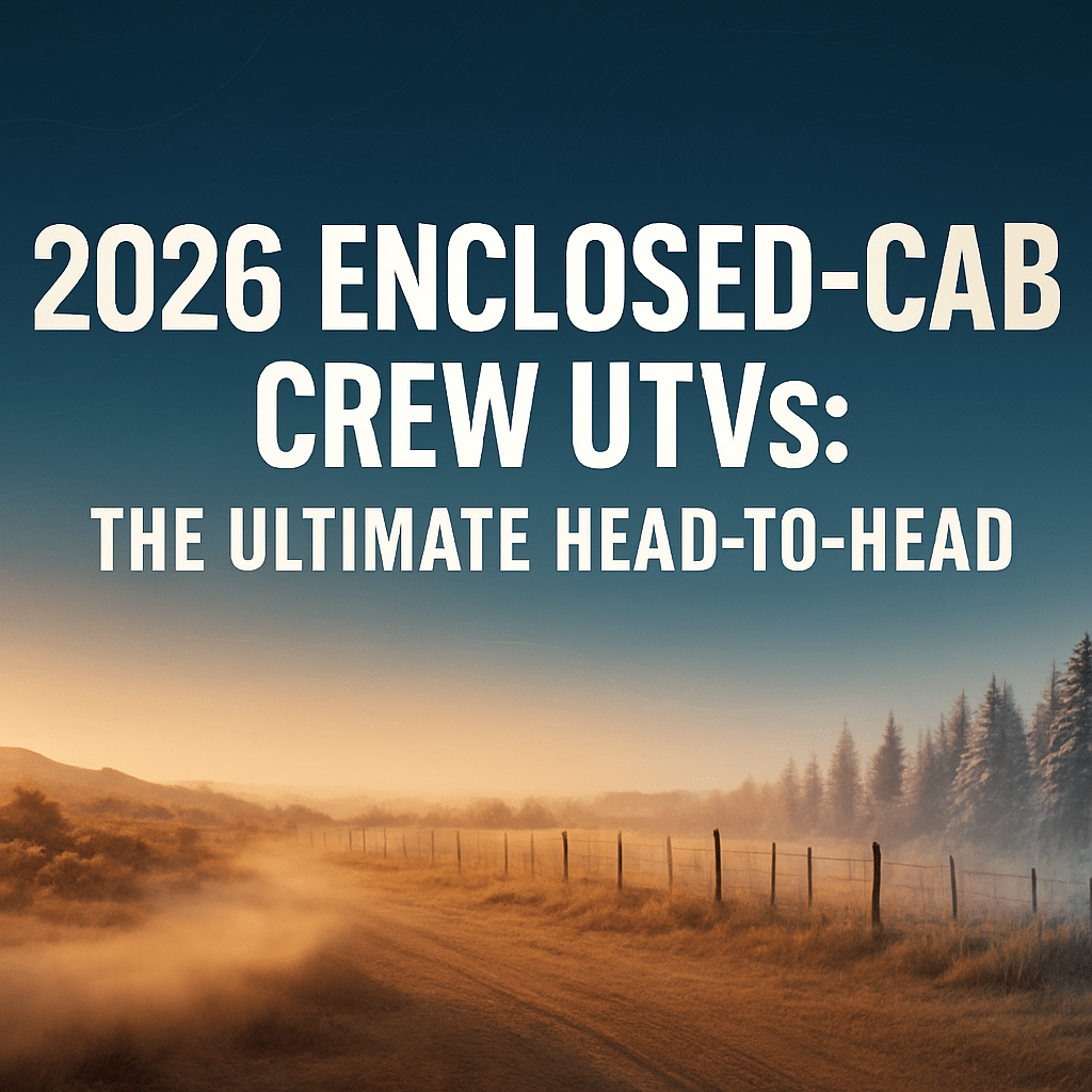 2026 enclosed-cab crew UTV comparison Polaris XPEDITION NorthStar vs Can-Am Defender Lone Star best 6-seat HVAC side-by-side