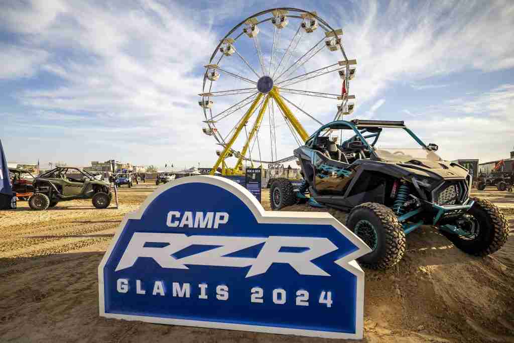 Camp RZR 2025 Glamis dune season Polaris RZR event