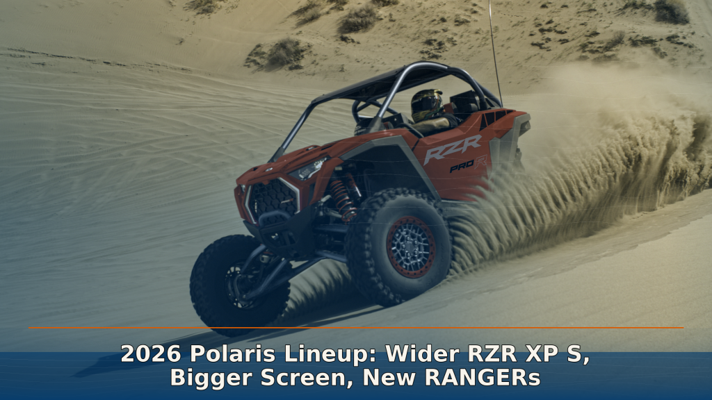 2026 Polaris Lineup 2026 RZR Pro R Ultimate 2026 RZR Pro S 2026 RANGER XD 1500