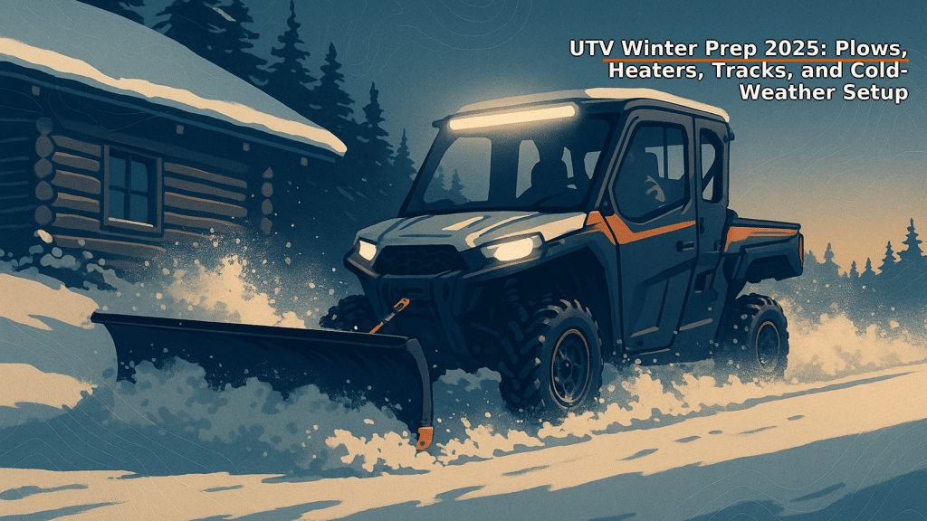 UTV Winter Prep 2025 sxs plow setup utv tracks winter