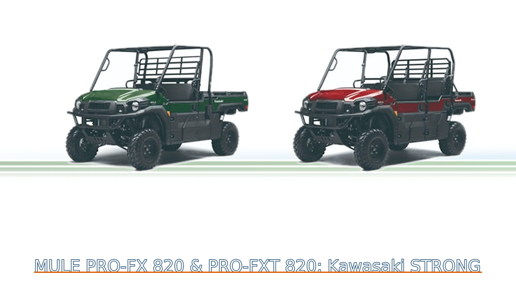 2026 Kawasaki MULE MULE PRO-FX 820 MULE PRO-FXT 820