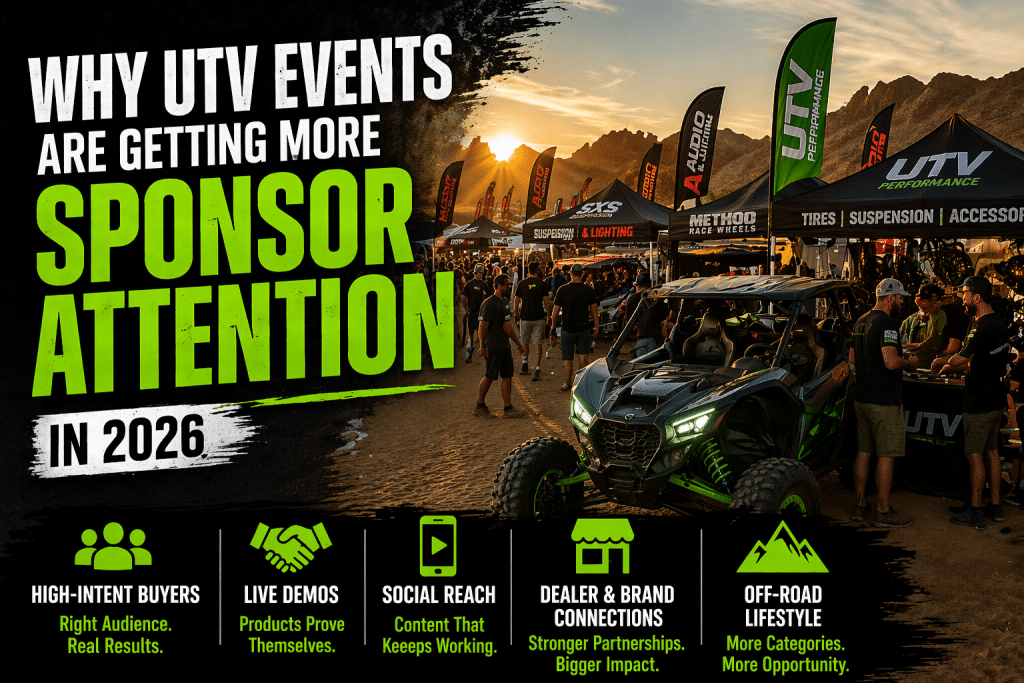 UTV sponsorship, off-road event marketing