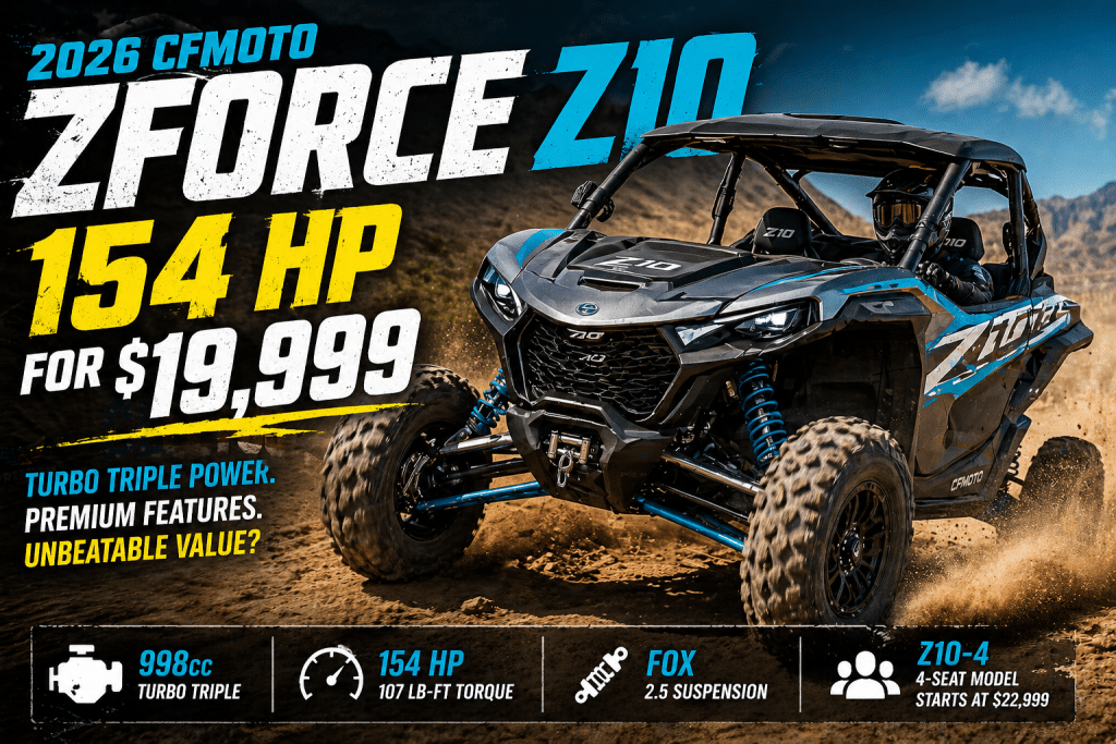 CFMOTO ZFORCE Z10, 2026 CFMOTO Z10, CFMOTO Z10 price, CFMOTO Z10 specs