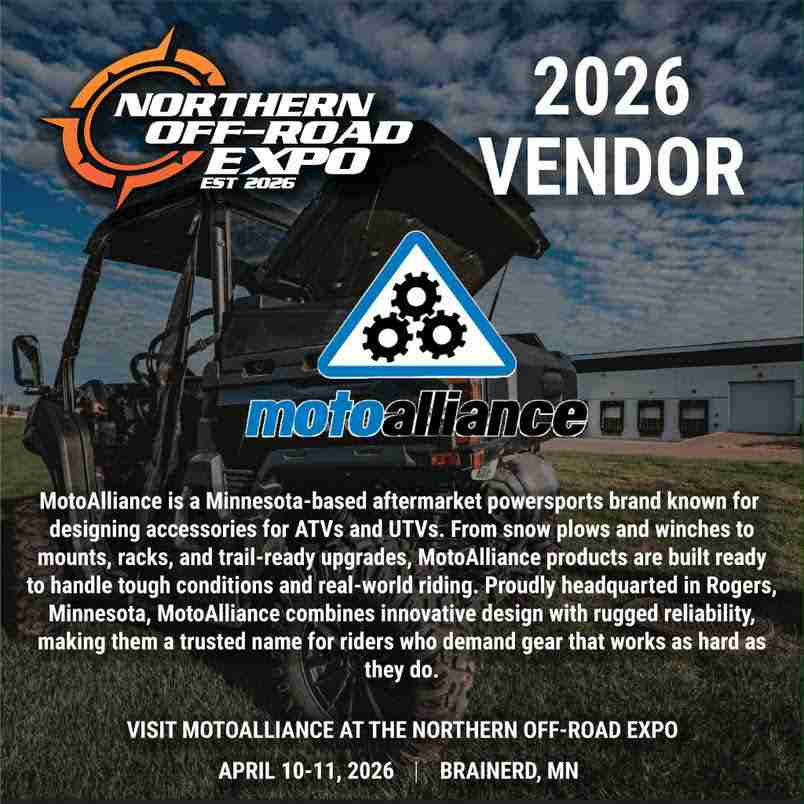 Northern Off-Road Expo Brainerd MN
MotoAlliance accessories for Polaris Xpedition