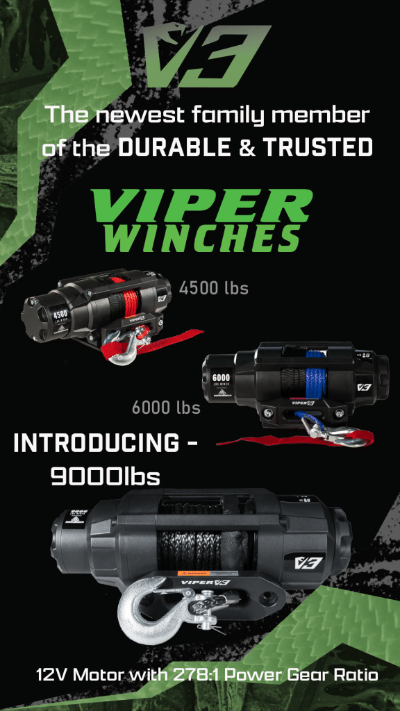 MotoAlliance VIPER V3 9000, VIPER V3 9000 winch, MotoAlliance winch, VIPER winches