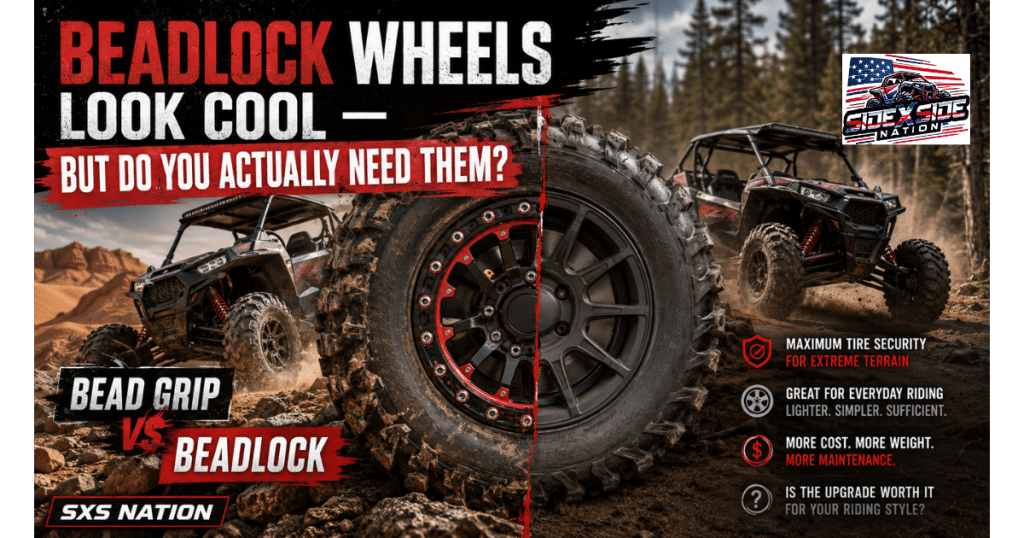 UTV beadlock wheels, beadlock vs bead grip, Method 416 UTV wheels