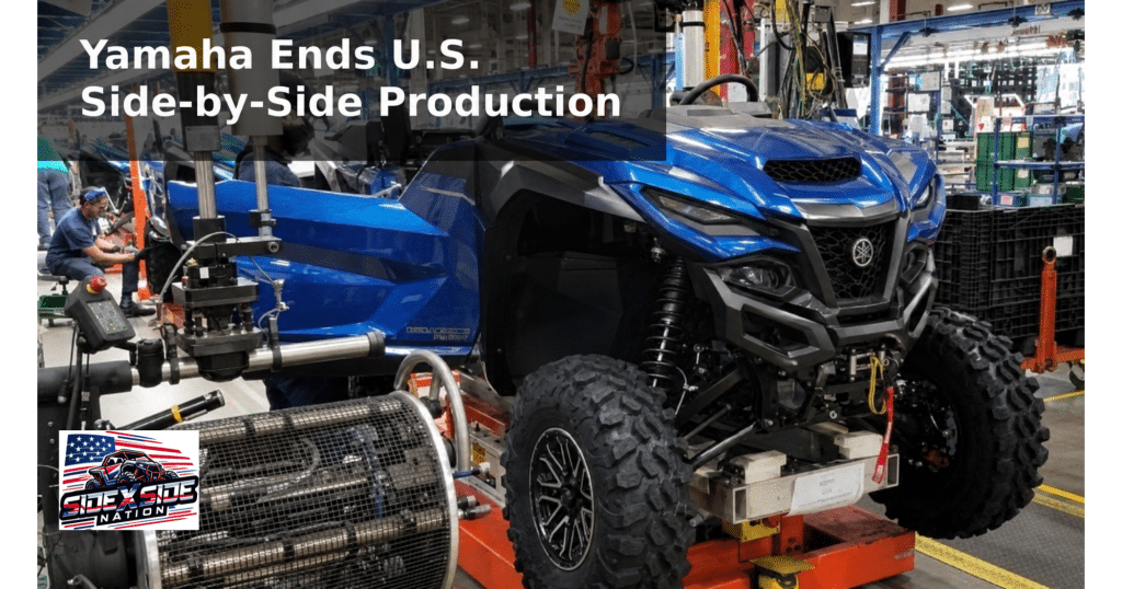 Yamaha Ends U.S. Side-by-Side Production