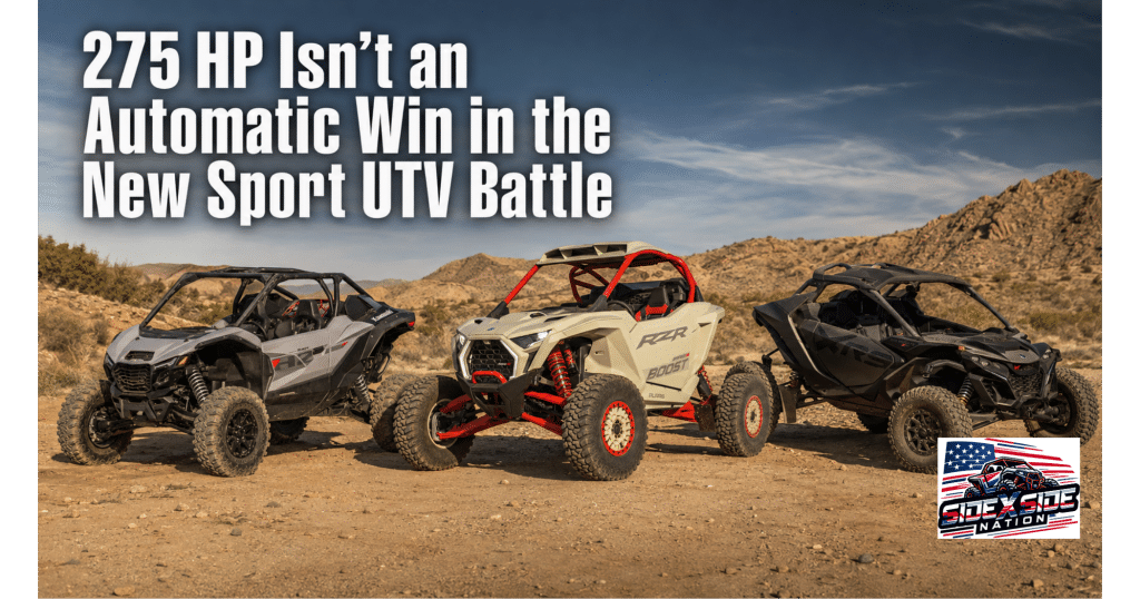 2027 Polaris RZR Pro R Boost Ultimate Two-seat 2027 Kawasaki Teryx H2 2026 Can-Am Maverick R X rs